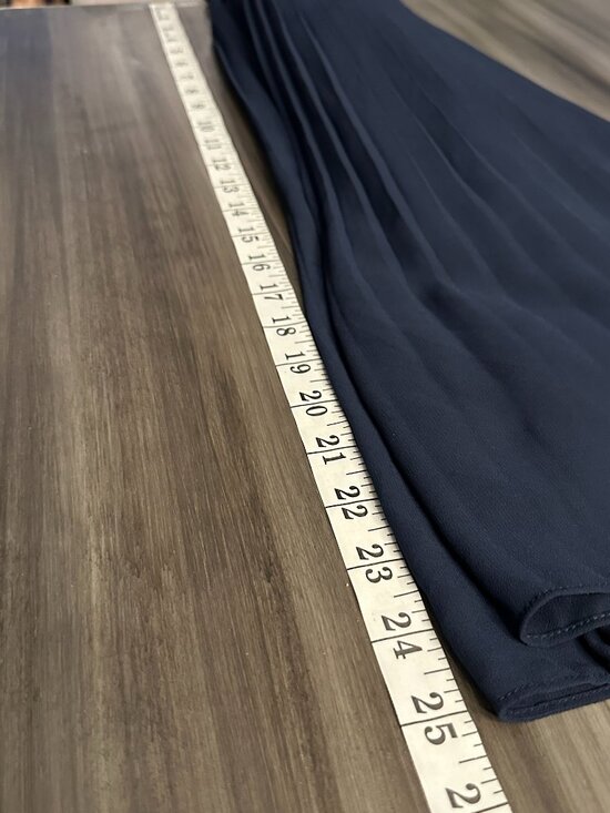 NWOT A New Day Pleated Lined A-Line Full Skirt in Xavier Navy Blue Size Small - Picture 8 of 8